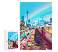 1000 PCS Jigsaw Puzzles for Adults Next Stop Tokyo Jigsaw for Adults Brain Teaser Game Birthday Present Difficult And Challenge 1000 PCS