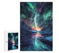 1000 PCS Jigsaw Puzzles for Adults Nordic Aurora Borealis Jigsaws for Adults DIY Toys Analysis And Logic Unique Gifts for Birthday And Christmas 1000 PCS