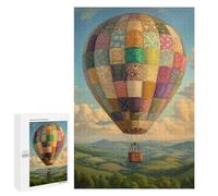 1000 PCS Jigsaw Puzzles for Adults Patchwork Hot Air Balloon Jigsaws for Adults DIY Toys Analysis And Logic Unique Gifts for Birthday And Christmas 1000 PCS