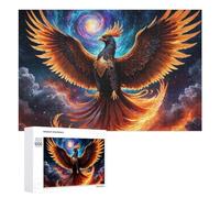 1000 PCS Jigsaw Puzzles for Adults Phoenix Rising Celestial Artwork Puzzles for Adults DIY Toys Home Decoration Difficult And Challenge 1000 PCS