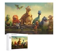1000 PCS Jigsaw Puzzles for Adults Prehistoric Friends Dinosaur Adventure Puzzles for Adults DIY Toys Home Decoration Difficult And Challenge 1000 PCS
