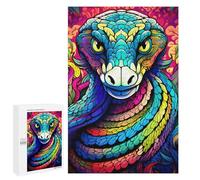 1000 PCS Jigsaw Puzzles for Adults Rainbow Serpent Portrait Teenagers Puzzles Hands-on Game Improve Memory Parent-child Interaction 1000 PCS