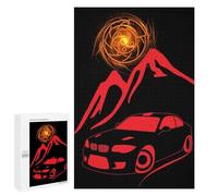 1000 PCS Jigsaw Puzzles for Adults Red Sport Car Jigsaws for Adults DIY Toys Analysis And Logic Unique Gifts for Birthday And Christmas 1000 PCS