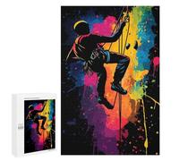 1000 PCS Jigsaw Puzzles for Adults Rock Climbing Silhouette Jigsaws for Adults DIY Toys Analysis And Logic Unique Gifts for Birthday And Christmas 1000 PCS