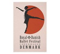 1000 PCS Jigsaw Puzzles for Adults Royal Danish Ballet Festival Puzzle for Adults Brain Teaser Game Wall Art Unique Gifts for Birthday And Christmas 1000 PCS
