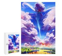 1000 PCS Jigsaw Puzzles for Adults Skyward Fantasy Clouds And Dreams Jigsaw for Adults Family Games Presents for Women Parent-child Interaction 1000 PCS