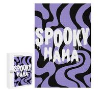 1000 PCS Jigsaw Puzzles for Adults Spooky Mama Halloween Jigsaw for Adults Relax Games Hand Speed Race for Is Ideal As A Gift 1000 PCS