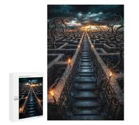 1000 PCS Jigsaw Puzzles for Adults Stone Maze at Sunset Jigsaw for Adults Relax Games Hand Speed Race for Is Ideal As A Gift 1000 PCS