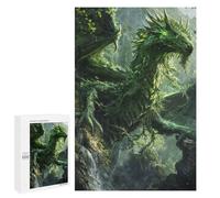 1000 PCS Jigsaw Puzzles for Adults Teenagerss Awakened Nature Dragon Jigsaw Puzzle Toy Wall Decor Wall Art Birthday And Unique Gifts 1000 PCS