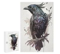 1000 PCS Jigsaw Puzzles for Adults Teenagerss Crow Drawing Jigsaw Puzzle Toy Wall Decor Wall Art Birthday And Unique Gifts 1000 PCS