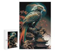 1000 PCS Jigsaw Puzzles for Adults Teenagerss Eagle on Ancient Pagoda Teenagers Puzzles Family Game Staycation Kill Time Parent-child Interaction 1000 PCS