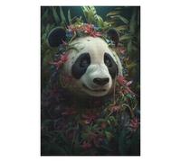 1000 PCS Jigsaw Puzzles for Adults Teenagerss Panda Flowers Plants Magic Jigsaw Puzzle DIY Toys Perfect Decoration Parent-child Interaction 1000 PCS
