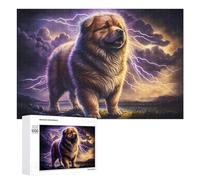 1000 PCS Jigsaw Puzzles for Adults Teenagerss Thundering Dog Majesty -1 Jigsaw Hands-on Game Hand Speed Race Unique Gifts for Birthday And Christmas 1000 PCS