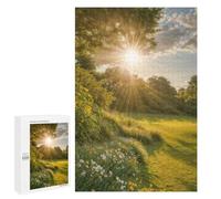 1000 PCS Jigsaw Puzzles for Adults Teenagerss Vibrant Summer Meadow Jigsaw Puzzle Toy Wall Decor Wall Art Birthday And Unique Gifts 1000 PCS