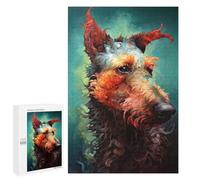 1000 PCS Jigsaw Puzzles for Adults The Confident Terrier Jigsaw for Adults Relax Games Hand Speed Race for Is Ideal As A Gift 1000 PCS