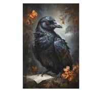 1000 PCS Jigsaw Puzzles for Adults The Raven Scholar Adult Jigsaw Puzzle Brain Teaser Game Difficult Challenge Difficult And Challenge 1000 PCS