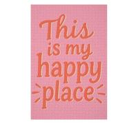 1000 PCS Jigsaw Puzzles for Adults This Is My Happy Place Puzzle for Adults Hands-on Game Improve Memory Unique Gifts for Birthday And Christmas 1000 PCS