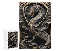 1000 PCS Jigsaw Puzzles for Adults Western Dragon Lord Jigsaw Puzzle Family Games Perfect Decoration Birthday And Unique Gifts 1000 PCS