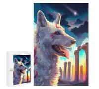 1000 PCS Jigsaw Puzzles for Adults Wolf Star Puzzle for Adults Anti-Stress Toys A Work of Art Difficult And Challenge 1000 PCS