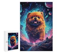 1000 PCS Jigsaw Puzzles for Teenagers Cosmic Pomeranian Journey Puzzles for Teenagers Precision Cutting Help The Brain Exercise Stress Reduction Gifts 1000 PCS