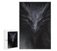 1000 PCS Jigsaw Puzzles for Teenagers Dark Dragon Fantasy Artwork -2 Jigsaw Puzzles for Adults Improve Memory Difficult And Challenge Brainteaser Family Games 1000 PCS