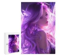 1000 PCS Jigsaw Puzzles for Teenagers Fairy Wings Fantasy Artwork Adult Jigsaw Puzzles Pattern Assembly Help The Brain Exercise Challenging Game Toys 1000 PCS