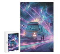 1000 PCS Jigsaw Puzzles for Teenagers Interstellar Bus Adventure Puzzles for Teenagers Precision Cutting Help The Brain Exercise Stress Reduction Gifts 1000 PCS