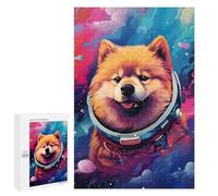 1000 PCS Jigsaw Puzzles for Teenagers Space Dog Adventure-13 Adult Jigsaw Puzzles Pattern Assembly Help The Brain Exercise Challenging Game Toys 1000 PCS