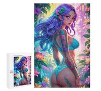 1000 PCS Jigsaw Puzzles for Teenagerss Anime Tattoo Girl Puzzle For Teenagerss Difficult Challenge Educational Challenge Family Fun & Game Night 1000 PCS