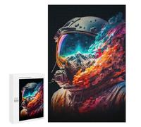 1000 PCS Jigsaw Puzzles for Teenagerss Astronaut Portrait 02 Puzzles for Adults Brain Teaser Game Analysis And Logic Christmas Birthday Gifts 1000 PCS