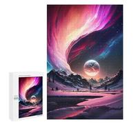 1000 PCS Jigsaw Puzzles for Teenagerss Aurora Galaxy Dreamscape Jigsaw for Adults Hands-on Game Difficult Hard Unique Birthday And Gifts 1000 PCS