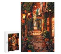 1000 PCS Jigsaw Puzzles for Teenagerss Autumn Street Jigsaw for Adults Hands-on Game Difficult Hard Unique Birthday And Gifts 1000 PCS