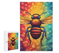 1000 PCS Jigsaw Puzzles for Teenagerss Bee Colorful Adult Jigsaw Toy Wall Decor Precision Cutting Unique Birthday And Gifts 1000 PCS