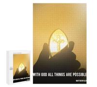 1000 PCS Jigsaw Puzzles for Teenagerss Bright Stone Christ Quote Adult Jigsaw Toy Wall Decor Precision Cutting Unique Birthday And Gifts 1000 PCS