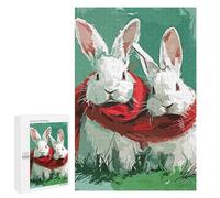 1000 PCS Jigsaw Puzzles for Teenagerss Bunny Sweet Jigsaw for Adults Hands-on Game Difficult Hard Unique Birthday And Gifts 1000 PCS