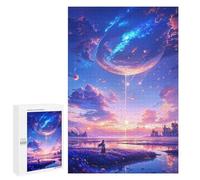 1000 PCS Jigsaw Puzzles for Teenagerss Celestial Symphony at Sunset Puzzle For Teenagerss Difficult Challenge Educational Challenge Family Fun & Game Night 1000 PCS