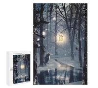 1000 PCS Jigsaw Puzzles for Teenagerss Christmas Eve Cat Jigsaw for Adults Hands-on Game Difficult Hard Unique Birthday And Gifts 1000 PCS