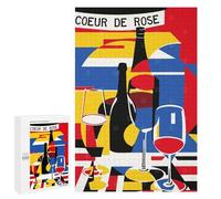 1000 PCS Jigsaw Puzzles for Teenagerss Coeur De Rose Wine Jigsaws for Adults Relax Games Wall Decoration Help The Brain Exercise 1000 PCS