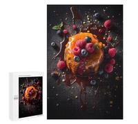 1000 PCS Jigsaw Puzzles for Teenagerss Colorful Fruit Dessert Adult Puzzles Hands-on Game Hand Speed Race Fun at Home Activities, 1000 PCS