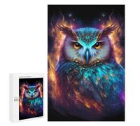 1000 PCS Jigsaw Puzzles for Teenagerss Colorful Mystical Owl Artwork Jigsaws for Adults Relax Games Wall Decoration Help The Brain Exercise 1000 PCS