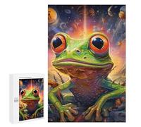1000 PCS Jigsaw Puzzles for Teenagerss Cosmic Frog Fantasy Jigsaw Puzzle Toy Wall Decor Difficult Hard Unique Birthday And Xmas Gifts 1000 PCS