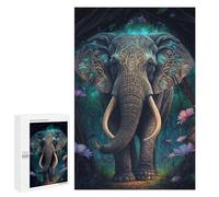 1000 PCS Jigsaw Puzzles for Teenagerss Enchanted Forest Elephant Jigsaws for Adults Relax Games Wall Decoration Help The Brain Exercise 1000 PCS