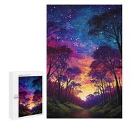 1000 PCS Jigsaw Puzzles for Teenagerss Enchanted Forest Pathway -15 Adult Jigsaw Puzzle Anti-Stress Toys Wall Decoration Fun at Home Activities, 1000 PCS