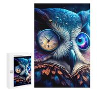 1000 PCS Jigsaw Puzzles for Teenagerss Enchanted Owl Gaze Puzzle for Adults Relaxing Games Improve Memory Fun Activities at Home 1000 PCS