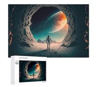 1000 PCS Jigsaw Puzzles for Teenagerss Exploring Alien Planets A Spacewalk Adventure Jigsaws for Adults Hands-on Game Presents for Women Help The Brain Exercise 1000 PCS