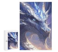 1000 PCS Jigsaw Puzzles for Teenagerss Eye Blue Dragon Jigsaw for Adults Hands-on Game Difficult Hard Unique Birthday And Gifts 1000 PCS