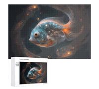 1000 PCS Jigsaw Puzzles for Teenagerss Fantasy Fish A Whimsical Underwater Adventure Adult Jigsaw Family Game But Fun And Humorous Fun at Home Activities, 1000 PCS