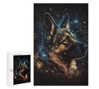 1000 PCS Jigsaw Puzzles for Teenagerss Galactic Guardian Dog Art Print Puzzle For Teenagerss Difficult Challenge Educational Challenge Family Fun & Game Night 1000 PCS