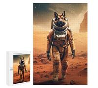 1000 PCS Jigsaw Puzzles for Teenagerss German Shepherd Mars Puzzles for Adults DIY Toys Difficult Challenge Stress Reduction Gifts 1000 PCS