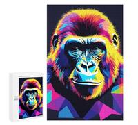1000 PCS Jigsaw Puzzles for Teenagerss Gorilla Pop Art 2 Jigsaws for Adults Relax Games Wall Decoration Help The Brain Exercise 1000 PCS